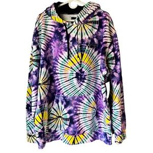 Vans All Over Tie Dye Colorful and vibrant Pullover Hoodie, XX-Large, NWT